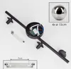 Isorella Deckenlampe aus Metall/Glas in Schwarz/Rauchfarben Produktbild-Vorschau 5