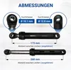 2x Stoßdämpfer passend wie Samsung DC66-00531C 80N für Produktbild-Vorschau 5