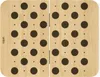 Umbra Brettspiel Blitz Backgammon, Holz, Natur, 48 x 37 cm, Produktbild-Vorschau 3