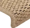 vidaXL Tapis d'escalier autocollant aspect sisal 15 pcs. Voir les images du produit 16