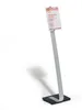 DURABLE Info-Bodenständer CRYSTAL SIGN® STAND A4, 481823 Produktbild-Vorschau 2