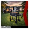 Barbecue de jardin avec housse 116 x 70 x 110 cm Kaminer Voir les images du produit 6