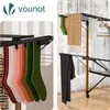 VOUNOT® Wäscheständer ausziehbarer, platzsparender Produktbild-Vorschau 5