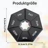 2er Pack Pillendose 7 Tage – Tragbare Tablettenbox mit 7 Produktbild-Vorschau 2