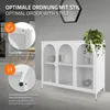 ML-Design Witryna 120x93x40cm Biała witryna z 4 Podgląd zdjęcia produktu 4