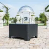 Tavolino basso con portacuscini per giardino e bar Anteprima dell’immagine prodotto 2