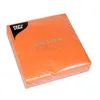50 Servietten, 3-lagig 1/4-Falz 33 cm x 33 cm nektarine Produktbild-Vorschau 1
