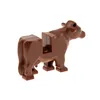 1x Lego Tier Kuh rot braun weiß Milchkuh Bauernhof 10193 Produktbild-Vorschau 2