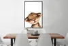 MuchoWow® Gerahmtes Poster Tiger - Tier - Weiß 60x90 cm - Produktbild-Vorschau 2