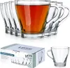 Set di 6 bicchieri con manici - Perfetti per caffè/tè Anteprima dell’immagine prodotto 2