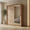 BEAUTYSOFA | Armoire HELA 160 cm en chêne Artisan – Armoire Voir les images du produit 1