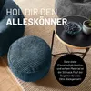 LUMALAND Pouf Pouf Cord - Blu navy Anteprima dell’immagine prodotto 3