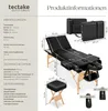 set lettino da massaggio a 3 zone tectake® larghezza 70 cm, Anteprima dell’immagine prodotto 5