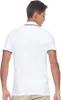 A man is shown from the back wearing a white polo shirt. Produktbild-Vorschau