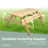 holz4home® Outdoor Picknickbank 140 cm I Sitzgruppe Aussen Produktbild-Vorschau 4