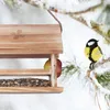 Relaxdays Vogelfutterhaus, geflammtes Design,Zertifikat, Produktbild-Vorschau 5