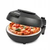 A black pizza oven with a pizza inside, shown on a white background. Náhľad obrázku produktu