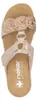 Rieker Damen Pantolette mit Strass und Metallic Schimmer Produktbild-Vorschau 4
