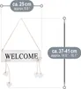 com-four® 2x Türanhänger "Willkommen" und "Welcome" mit Produktbild-Vorschau 6