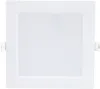 A white square LED ceiling light is shown against a white background. Podgląd zdjęcia produktu
