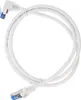 goobay CAT 6A Patchkabel 1x 90° gewinkelt S/FTP PiMF weiß 1 Produktbild-Vorschau 2