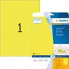 HERMA Etiketten 5148 gelb 210,0 x 297,0 mm, 20 Blatt Produktbild-Vorschau 1