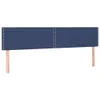 Bettgestell ohne Matratze Blau 120x190 cm Stoff Produktbild-Vorschau 6