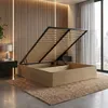 BEAUTYSOFA | Stauraumbett SARA Cremona Eiche - Bett 160x200 Produktbild-Vorschau 3