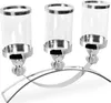 Chandelier Glamour Argent Verre Communion Photophore Grande Voir les images du produit 22