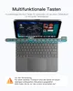 inateck Keyboard iPad 13" Compatible QWERTZ gray Produktbild-Vorschau 7