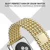 Strap-it Apple Watch Stahlperlenarmband (Gold) Produktbild-Vorschau 6