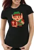 style3 8-Bit Link Damen T-Shirt pixel hyrule nes cocolint Produktbild-Vorschau 1