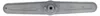A single gray dishwasher spray arm is shown against a white background. Produktbild-Vorschau