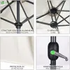VOUNOT® Doppelsonnenschirm mit kurbel, Marktschirm, 150 x Produktbild-Vorschau 4