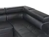 BELIANI 5-Sitzer Ecksofa Schwarz Kunstleder L-Förmig mit Produktbild-Vorschau 8
