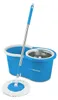 A blue spin mop and bucket set on a white background. Podgląd zdjęcia produktu