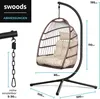 Swoods Hängesessel mit Gestell - Hängesessel Outdoor - Produktbild-Vorschau 4