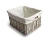 Weidenkorb für Regal 32x26 cm, grau Produktbild-Vorschau 4