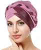 jinaishop Turban Mode Chemo Kappe für Frauen Knot Soft Produktbild-Vorschau 1