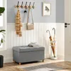 SONGMICS Sitzhocker, 77L, klappbare Sitztruhe, Produktbild-Vorschau 3