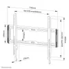 Neomounts WL30-550BL16 Supporto TV a parete 42-86" - Anteprima dell’immagine prodotto 17