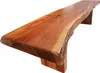 MASSIVMOEBEL24.DE Baumbank Akazie 155x38x45 walnuss Produktbild-Vorschau 1