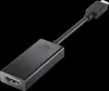 HP USB-C zu HDMI 2.0 Adapter 1WC36AA – kompakt, schwarz Produktbild-Vorschau 2