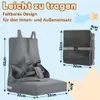 Ikodm Rialzo per sedia, seggiolone da viaggio per bambini, Anteprima dell’immagine prodotto 2