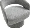 Drehbarer Sessel - Chenille Stoff Grau - FEDOTE Produktbild-Vorschau 4