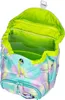 An open backpack with multiple compartments and folders inside. Podgląd zdjęcia produktu