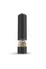 A black electric pepper mill with a clear glass reservoir filled with peppercorns, set against a white background. Produktbild-Vorschau