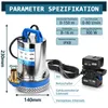 Pompe submersible 360° pour eaux sales, avec double Voir les images du produit 2