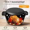 Pentola in ghisa – Pentola 2 in 1 per cuocere il pane con Anteprima dell’immagine prodotto 10