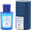 A bottle of Acqua di Parma Blu Mediterraneo Arancia di Capri Eau de Toilette and its cylindrical packaging are displayed side-by-side against a white background. Náhľad obrázku produktu